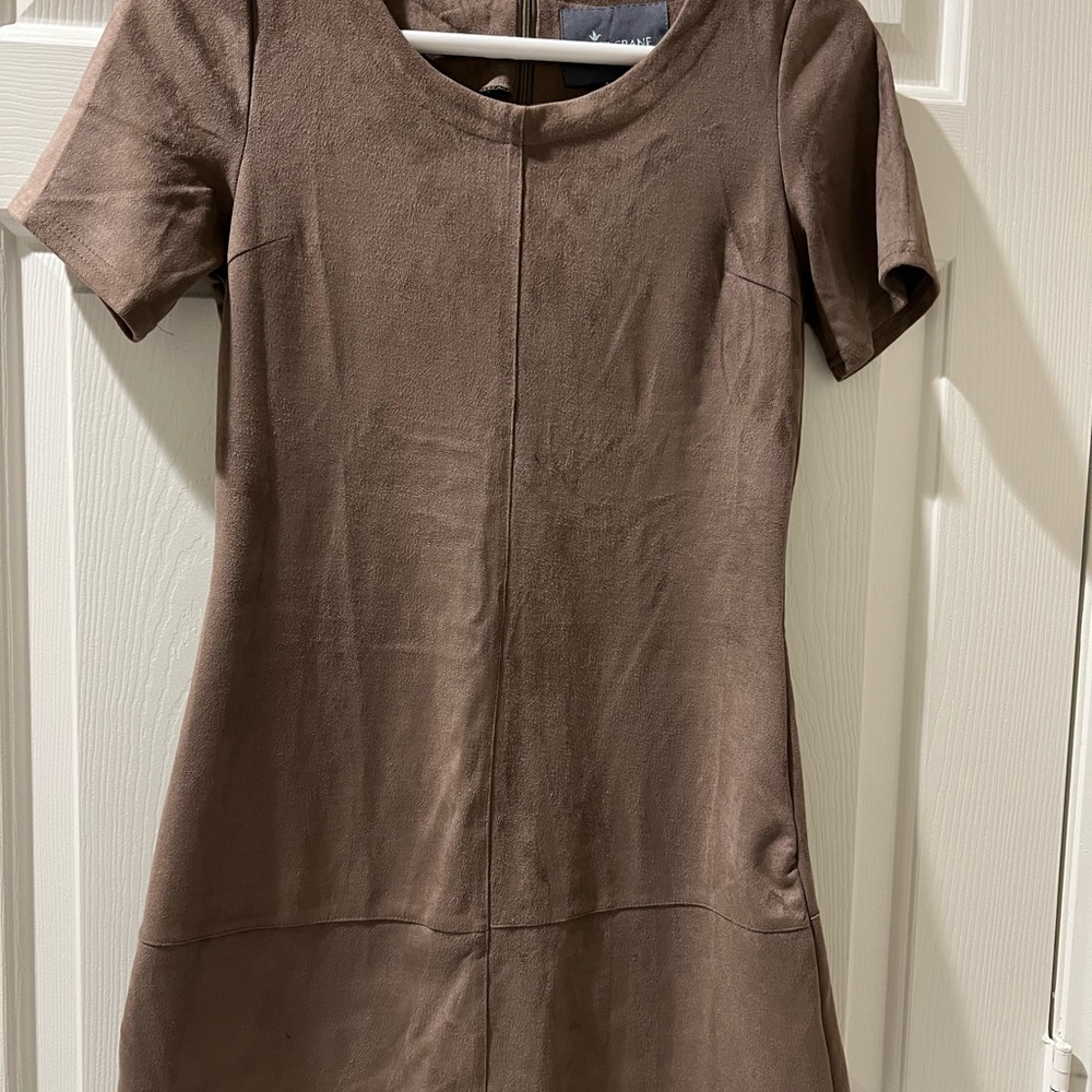 Swede like, light brown Dress